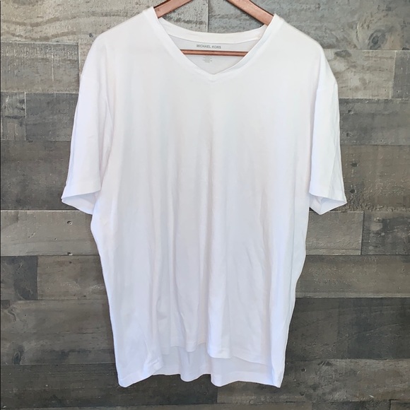 michael kors v neck t shirt
